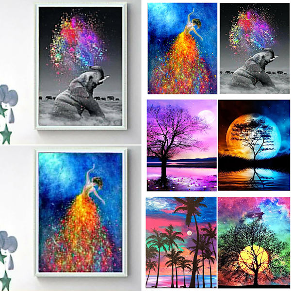 5D DIY timanttimaalaus Ristipistosarjat kirjonta kodinsisustus - spot-ale D 30*40cm