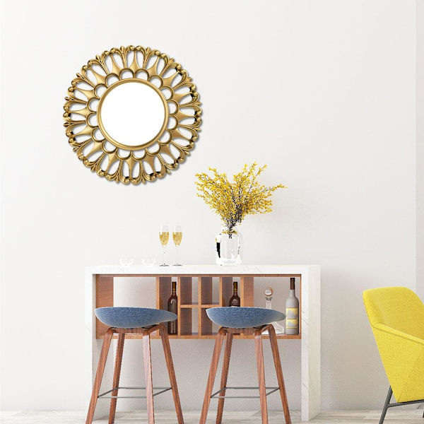 1/2/3/5 Nordic Wall Mirror Gold Frame Pienet peilit käytävään - varastossa Type D 1 Pc