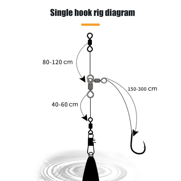50st/ set Fishing Swivels Sleeves Rolling Swivel - high quality 5x6