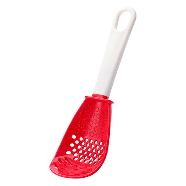 Multifunktionell Kök Matlagning Sil sked Hängande Hål Värme - on stock Red