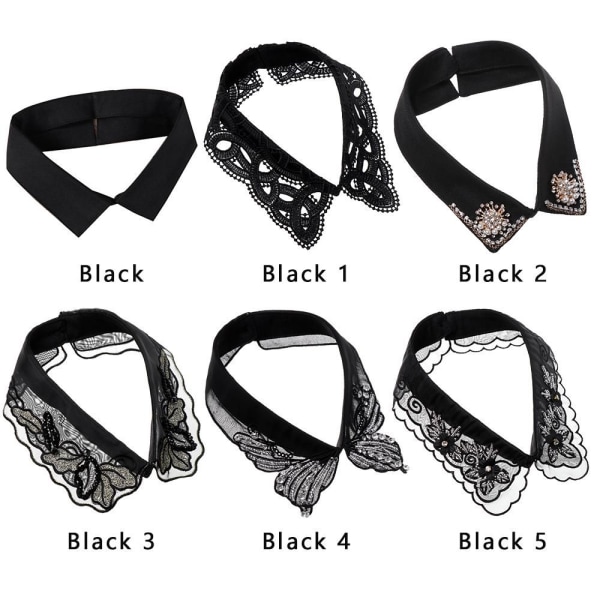 Paita Fake Collar Vaatteet Pusero Väärä kaulus VALKOINEN 3 - spot-myynti White 3