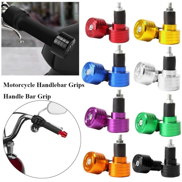 1 pari Universal Motorcycle Handle RED - korkea laatu Red