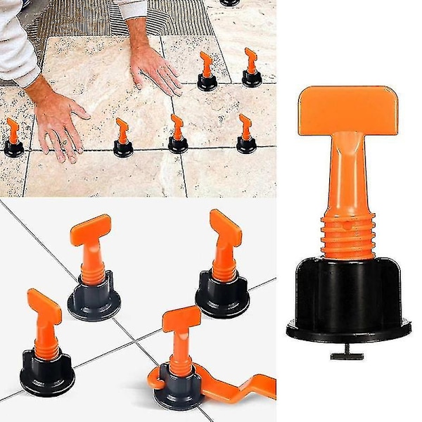 50 st Nivåkilar Golv Kakel Spacers Clamp - spot försäljning