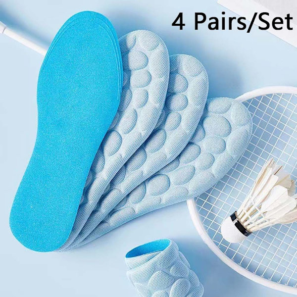 4 par skumskor innersula Massagekudde Ortopediska innersulor sof - spot sales EU 39-40