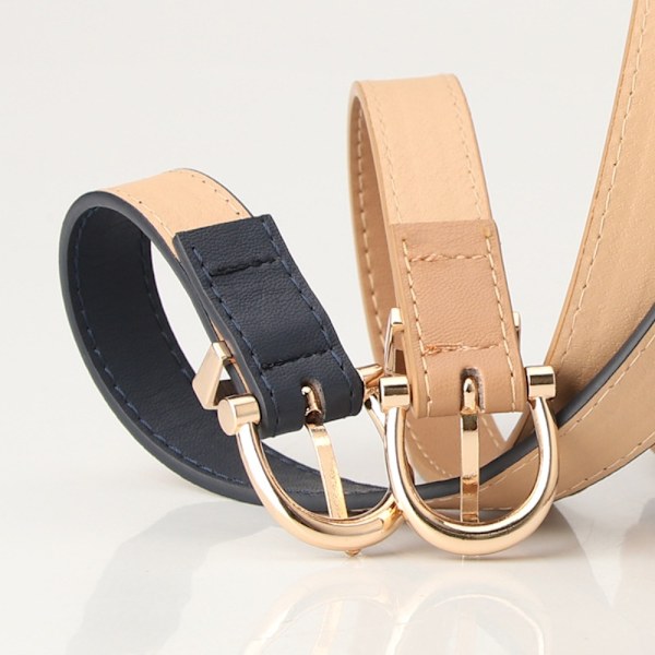 Dambälte Läderbälten SVART - on stock Black