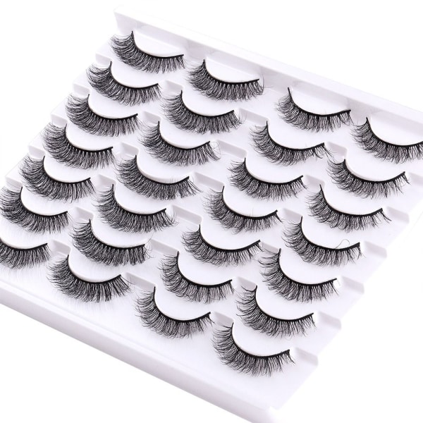 14 paria tekoripsiä Faux Mink Lashes - korkea laatu