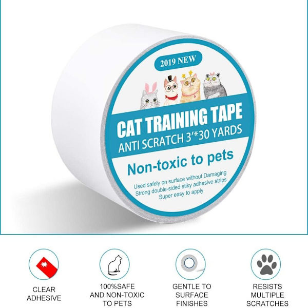 10M Cat Training Tape Scratching Guard - on stock 3m  x 6.35cm