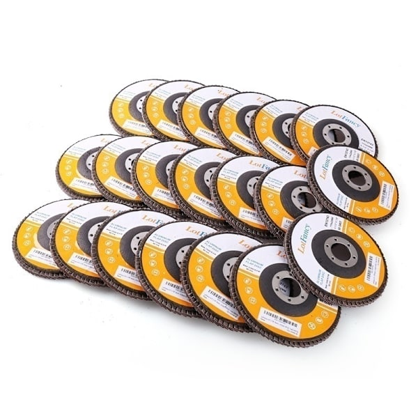 4,5 tum 60-360 sandkorn blandade aluminiumoxidslipskivor - high quality 360Grit-10pcs
