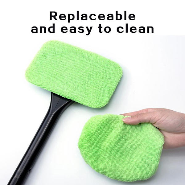 Windshield Clean Tool Microfiber Bilrengöringsborste för bil - spot sales green