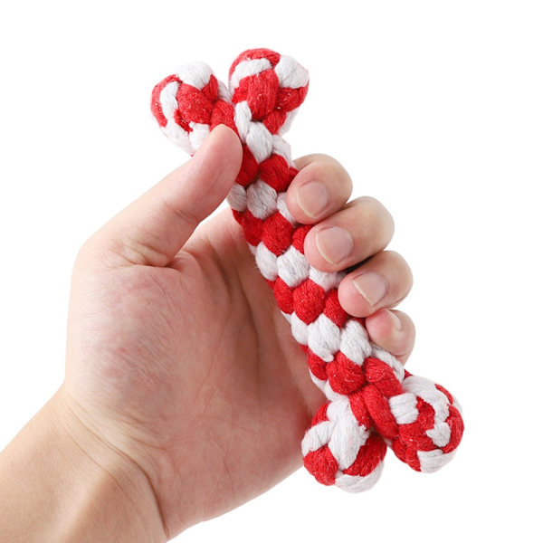 Hundleksaker Bittålig leksak RÖD&VIT - on stock Red&White