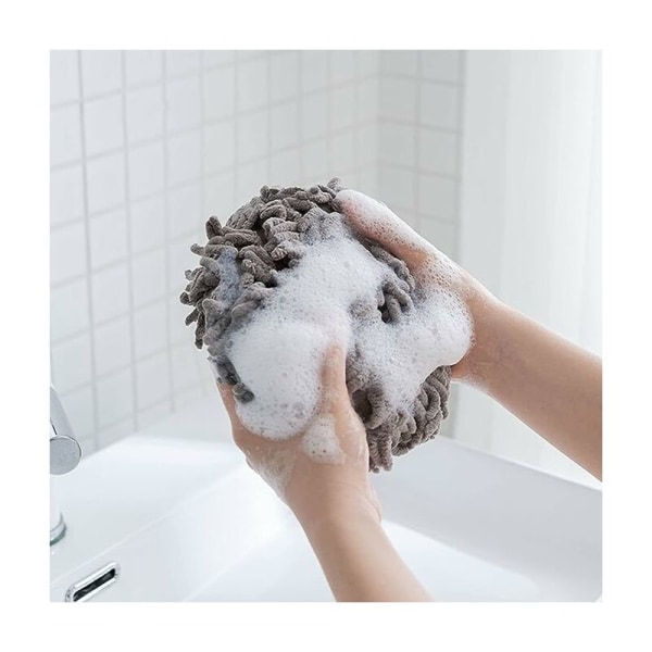 Kotitaloussiivous Chenille Käsipallo Creative Keittiötarvikkeet Monitoiminen ripustettava pyyhe imukykyinen Quick Dry 2 ripustus - varastossa