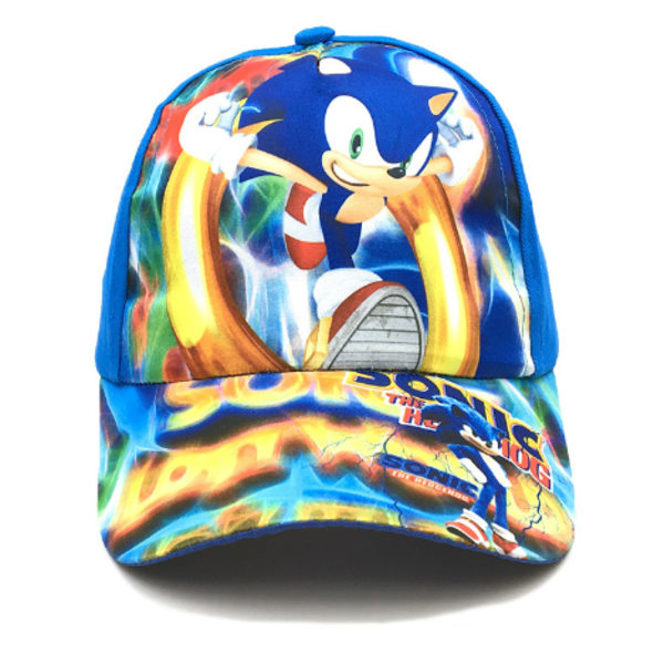Sonic The Hedgehog Hat ap -pesäpallolippis pojille ja tytöille - spot-ale C