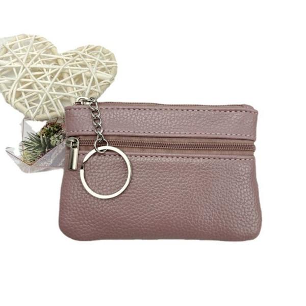 2ST Minikort plånbok PU-läder ROSA - on stock pink