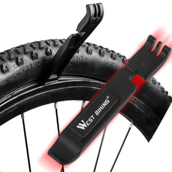 2st Däck Nyckelstång Reparationsverktyg Öppnare SVART - on stock Black