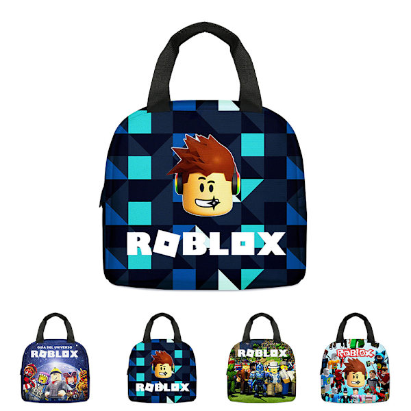 ROBLOX Lunch Bag Bento Box Insulation Pack Thermal Picnic Bag - spot-myynti C