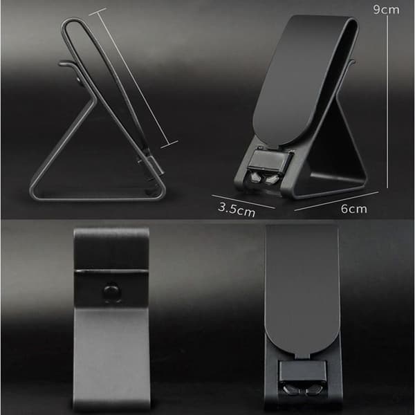 Tactical Headset Hook Headphone Hanger Solki MUSTA - varastossa Black