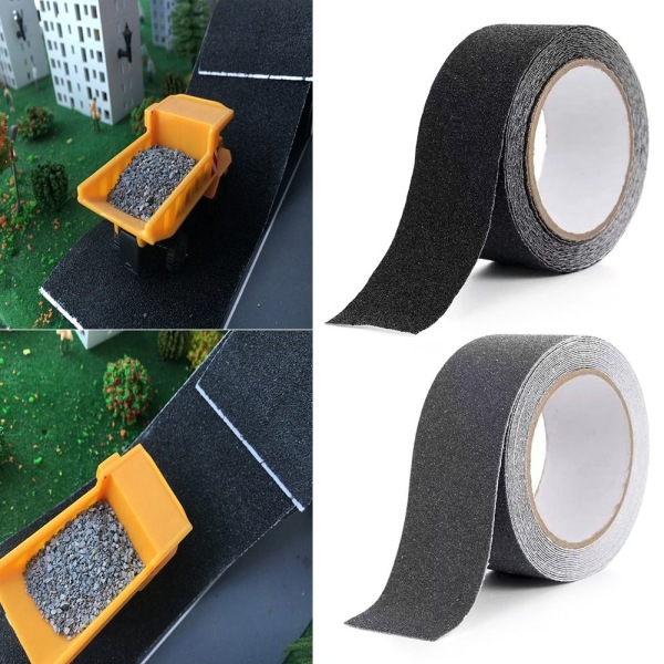 Road Sticker Simulering Highway Tape GRÅ - stock grey