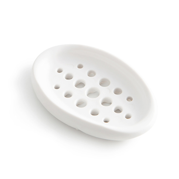 Tvålhållare Skål Badrum Dusch Förvaringslåda Behållare Case - on stock White