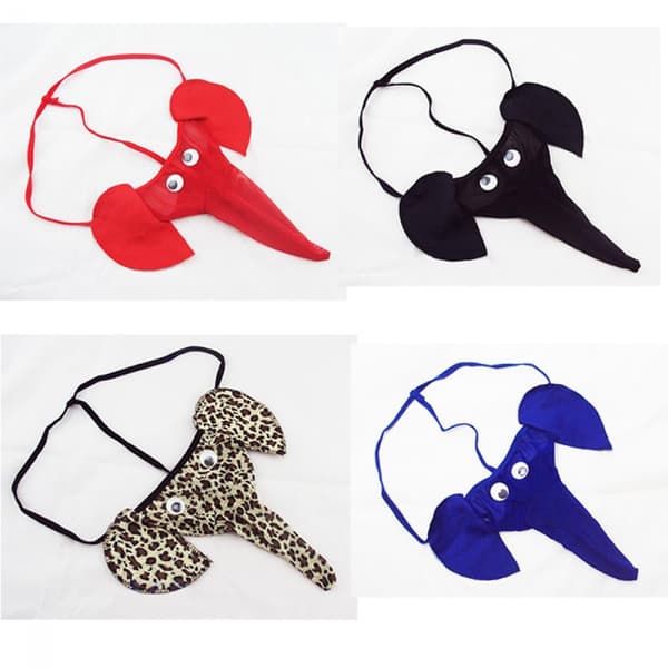 Thong Elephant Underwear SVART - spot sales