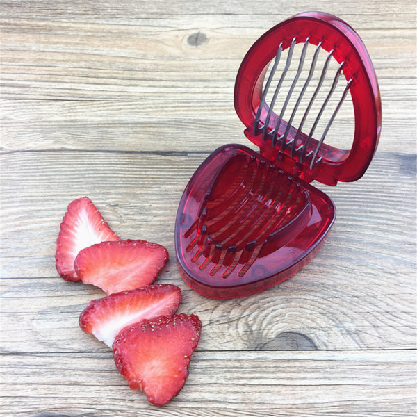 Strawberry Leave Huller Remover Fruit Corer Slicer Cutter Split - on stock