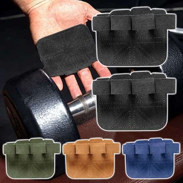 Tyngdlyftshandskar Palm Pad BLÅ - high quality