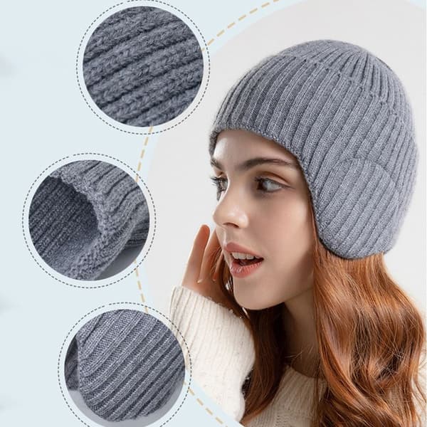 Vinterstickad mössa Cap FÄRG 6 - stock Color 6