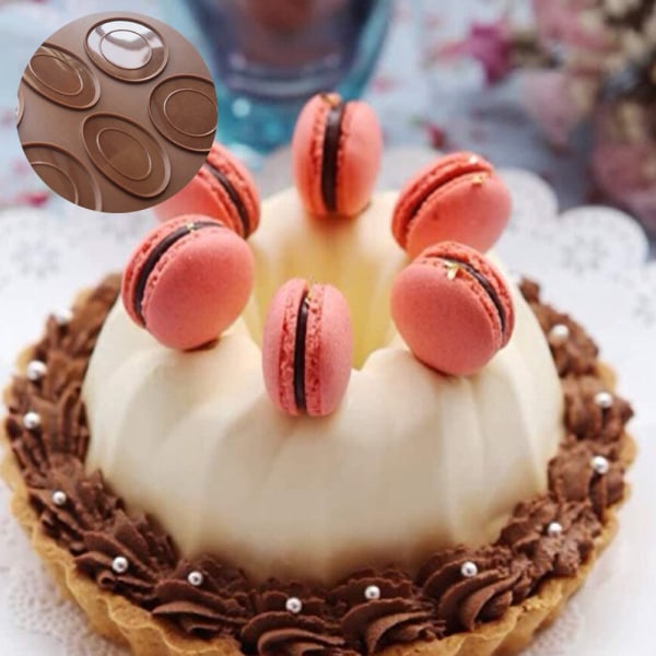 2kpl Silikoniselkämatto 48 reikää Macarons Silicone Mat - varastossa