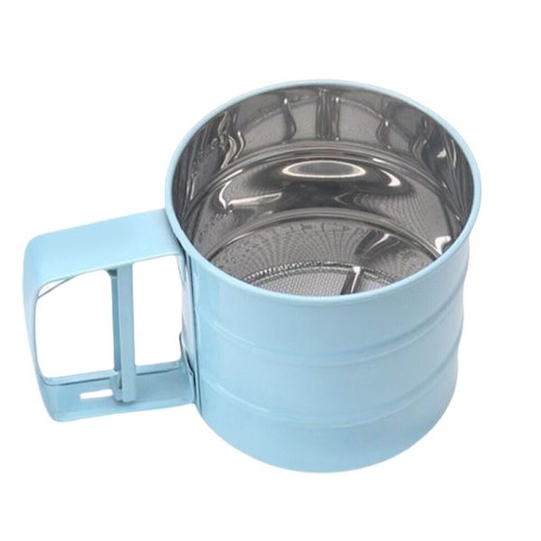 Mesh Mjöl Sil Cup Pulver Sil BLÅ - high quality blue