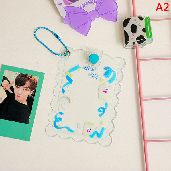 INS e Akryl Transparent korthållare 3 tum Kpop Photocard Pho - on stock A2