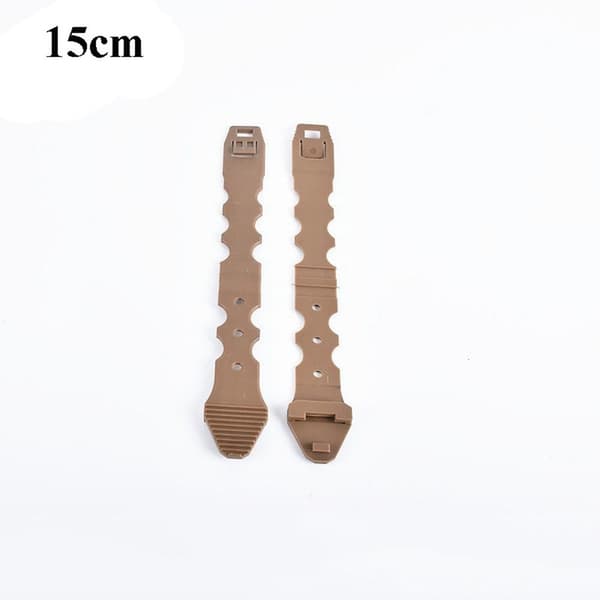 2kpl Tactical Molle System Malice Clips KHAKI 15CM - varastossa Khaki 15cm