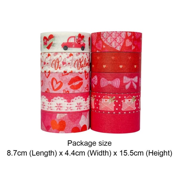 10ST/ Set Washi Tape Klibbigt papper Dessert - on stock Dessert