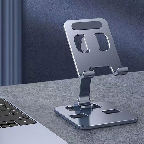 Matkapuhelinteline Tabletin taitettava teline SILVER - spot-ale Silver