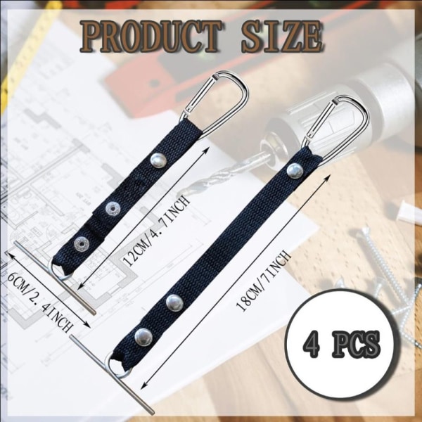 4 kpl Black Polyester Tape stringit - varastossa