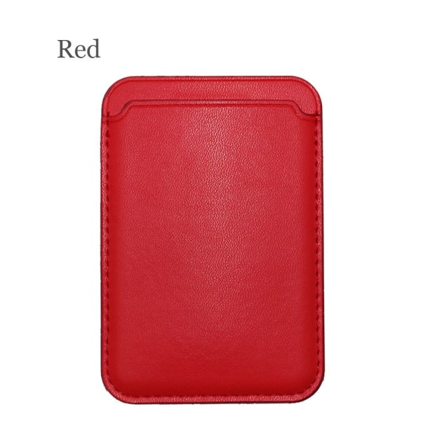 Korthållare Magnetisk plånbok Kort RÖD - on stock Red