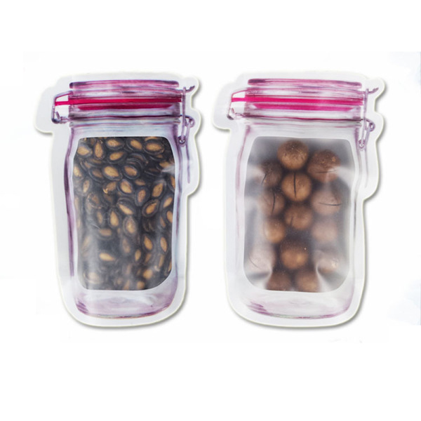 5st Silikon Återanvändbar Förvaring Väska Vacuum Sealed Househol - on stock XL 5PCS