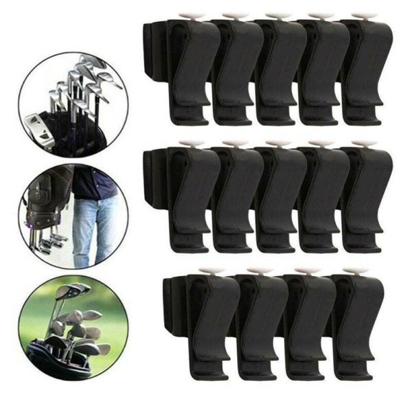 14st Golfbag Clip On Putter Clamp Hållare Ball Marker Organizer - high quality
