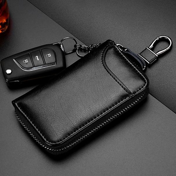 Bilnyckelväska Nyckelhållare RÖD UTAN SPÄNNE - high quality Red Without Buckle-Without Buckle