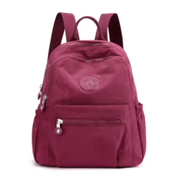 Axelväska Mini Ryggsäck VINRÖD - high quality Wine Red