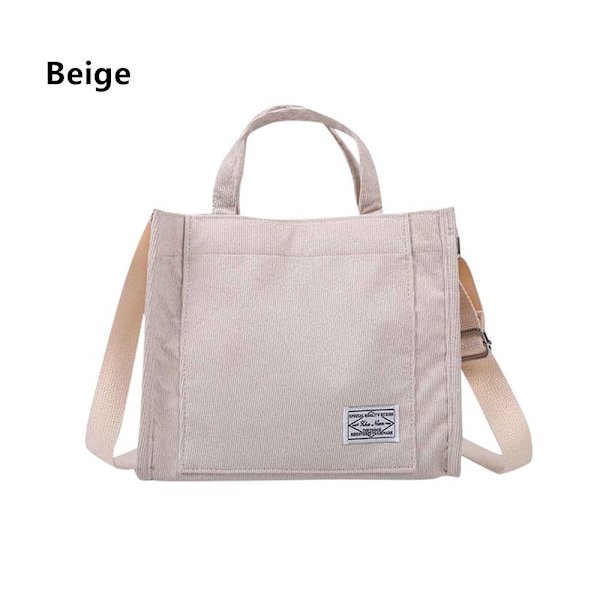 Dragkedja Axelväska Messenger Bags BEIGE - high quality beige