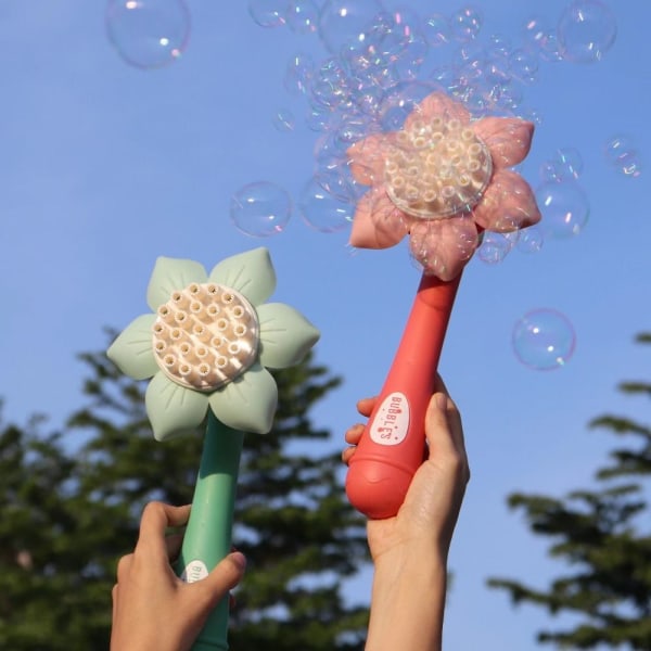 Sunflower Bubble Machine Baby Bubble Gun GRÖN - high quality green