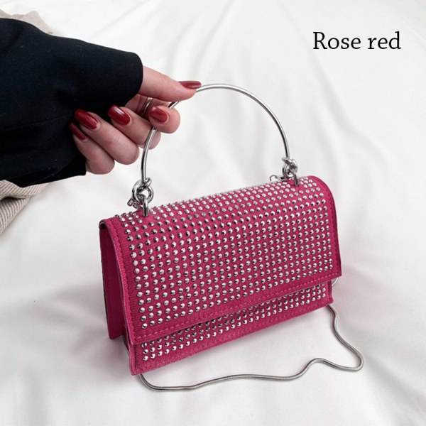 Clutches Evening Bags ROSE RED - high quality rose red