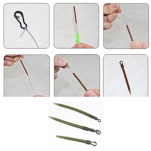 50 STK/ SET Fiske Hängande Snap Barrel Swivel - spot sales L