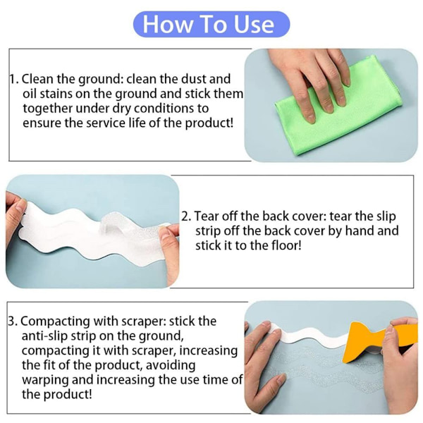 48st Anti-Slip Strips Dusch Säkerhetsremsor TRANSPARANT - spot sales transparent