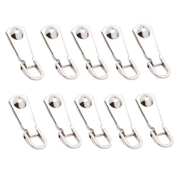 10 st Dragkedja Huvud FÄRG 2 - high quality color 2