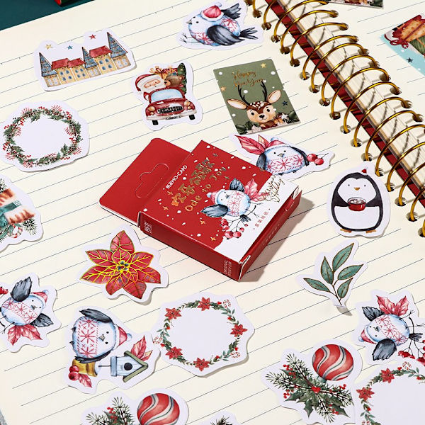 92st God Jul Stickers Brevpapper Stickers 3+4 - spot försäljning