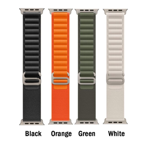 Sport Alpine Loop Strap för Apple Watch - spot försäljning white 42/44/45/49mm-42/44/45/49mm