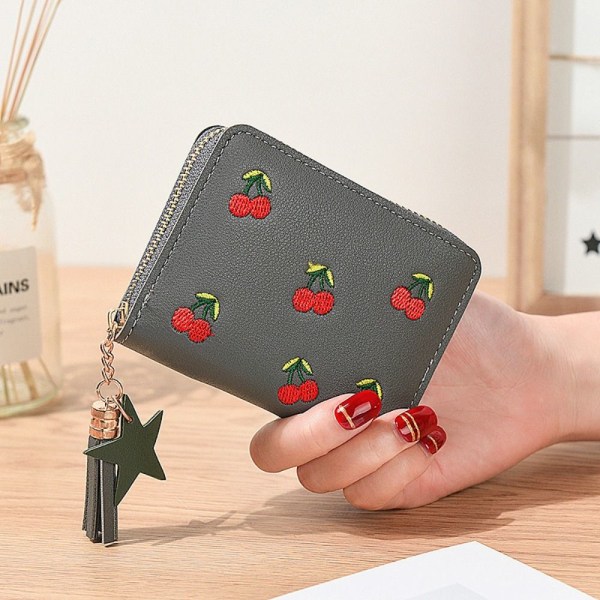 Tofs Mini Coin Bag Card Small Wallet GRAY - spot-myynti