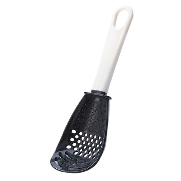 Multifunktionell Kök Matlagning Sil sked Hängande Hål Värme - on stock black