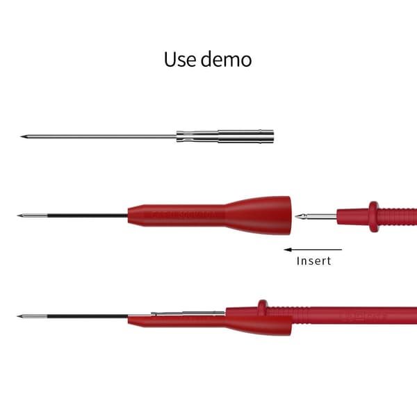 Multimeter Probe Pucture Nålar Set Test Probe - stock