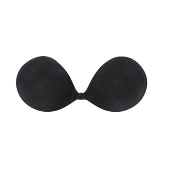 Itsekiinnittyvät rintaliivit Olkaimeton itseliimautuva Push Up - varastossa black D